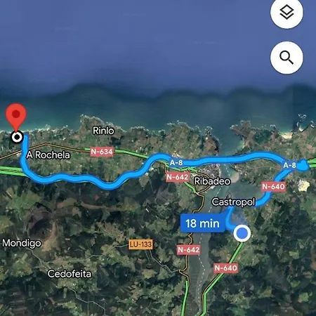 Casa de Férias Grandes Duplex Nuevos Con Jardin Y Barbacoa - 3 Llaves, Gayoles Rural Castropol